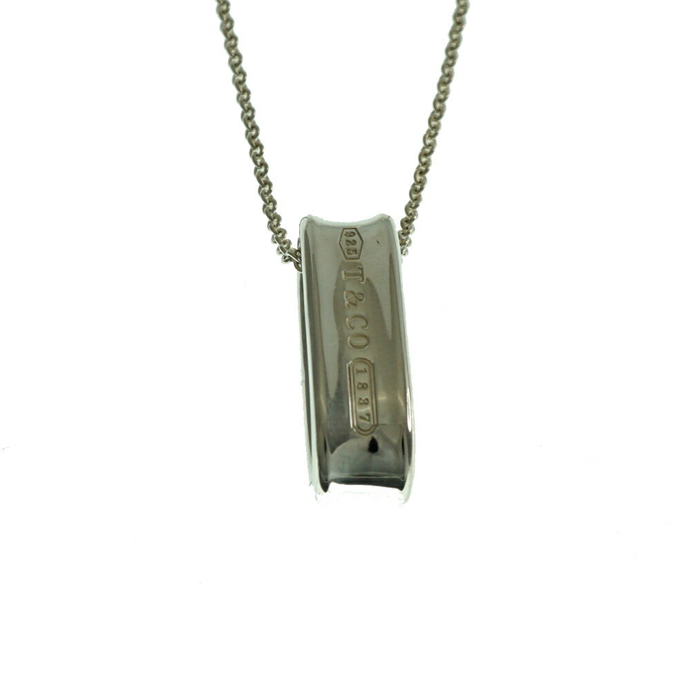 TIFFANY Co Loop Necklace Silver Cool Jewelry Elegant Kantei kyoku Kasugai